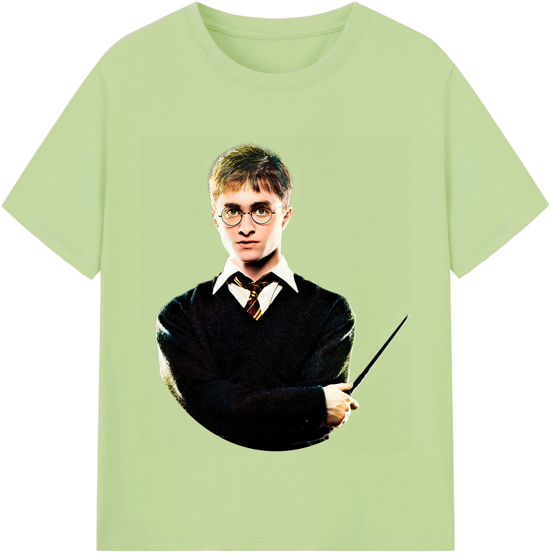 （画像用） Harry Potter ハリー・ポッターシリーズ 綿100％半袖Tシャツ（フロントプリント）